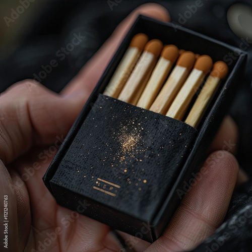 Box of Matches in Hand