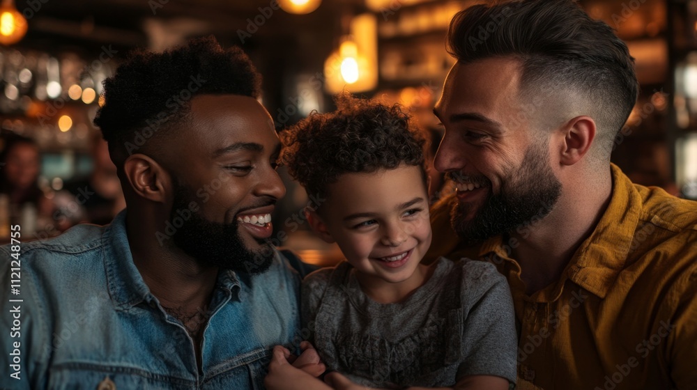 Fototapeta premium Happy Family Moments: Celebrating Love and Connection