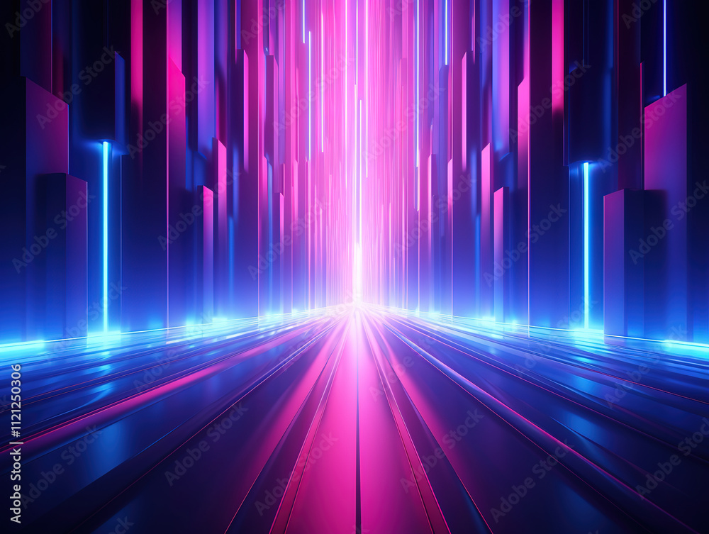 Superb Realistic style neon speed motion background Superb Realistic style neon speed motion background