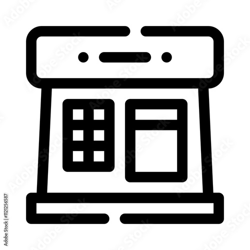 ATM Machine line icon