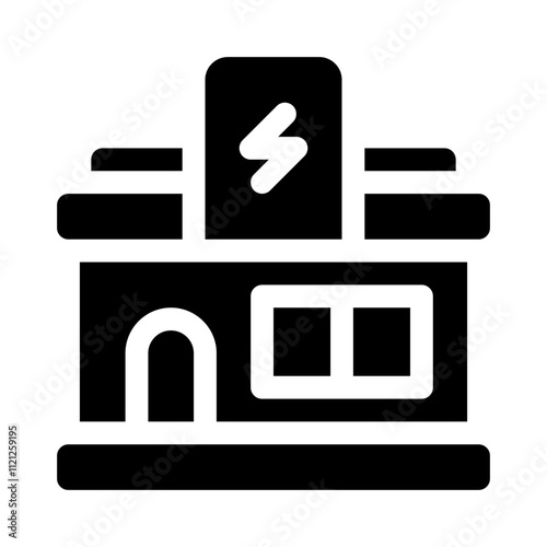 Electronics Store glyph icon
