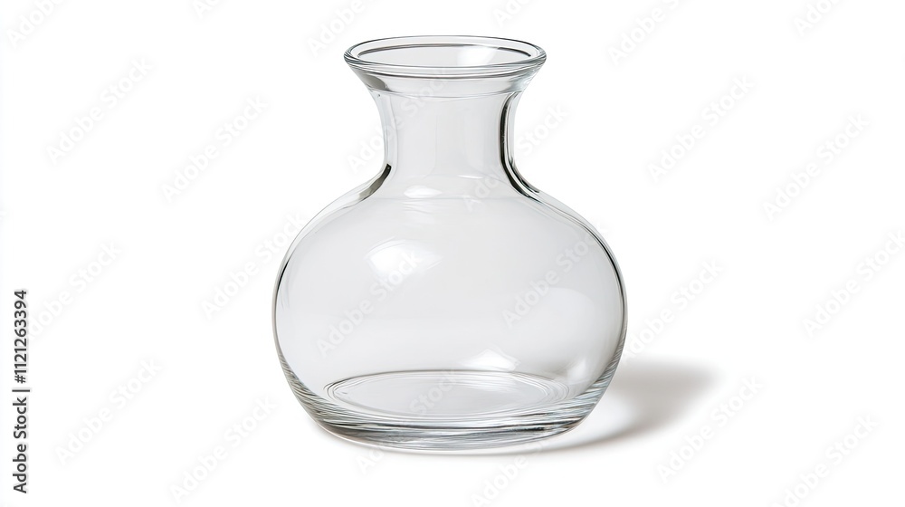 Clear Glass Vase for Floral Arrangements and Home Decor, Elegant Design for Contemporary and Classic Interiors Clear Glass Vase for Floral Arrangements and Home Decor, Elegant Design for Contemporary and Classic Interiors