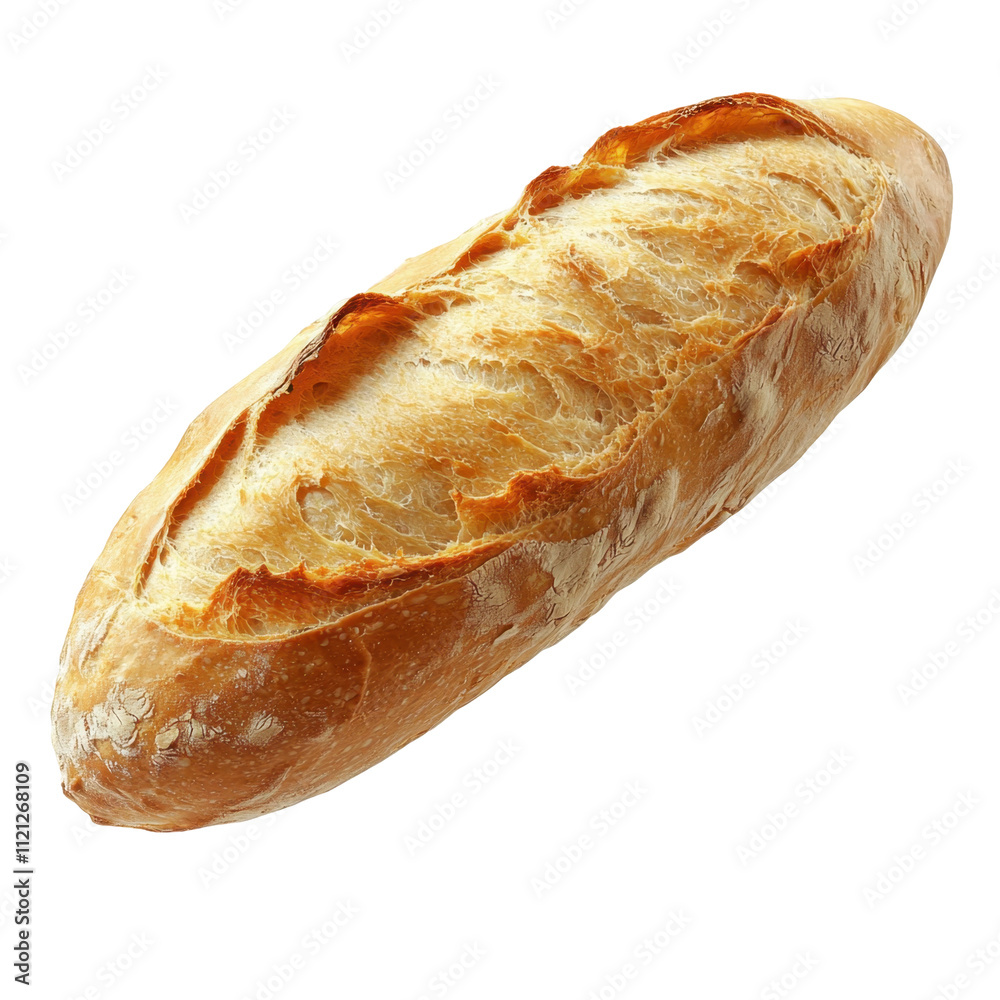 Artisan Baguette: A Golden Brown Loaf of Rustic Bread Freshly Baked Ready for Enjoyment Artisan Baguette: A Golden Brown Loaf of Rustic Bread Freshly Baked Ready for Enjoyment