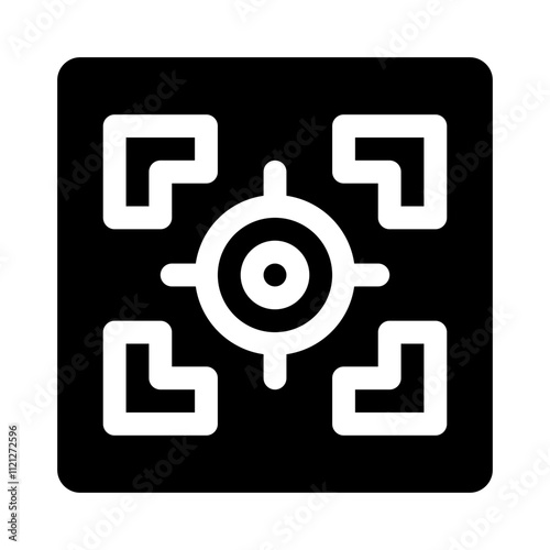 Viewfinder glyph icon