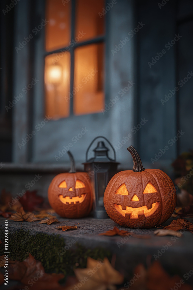 Cozy Autumn Night with Glowing Jack-o'-Lanterns by Lantern Light Cozy Autumn Night with Glowing Jack-o'-Lanterns by Lantern Light