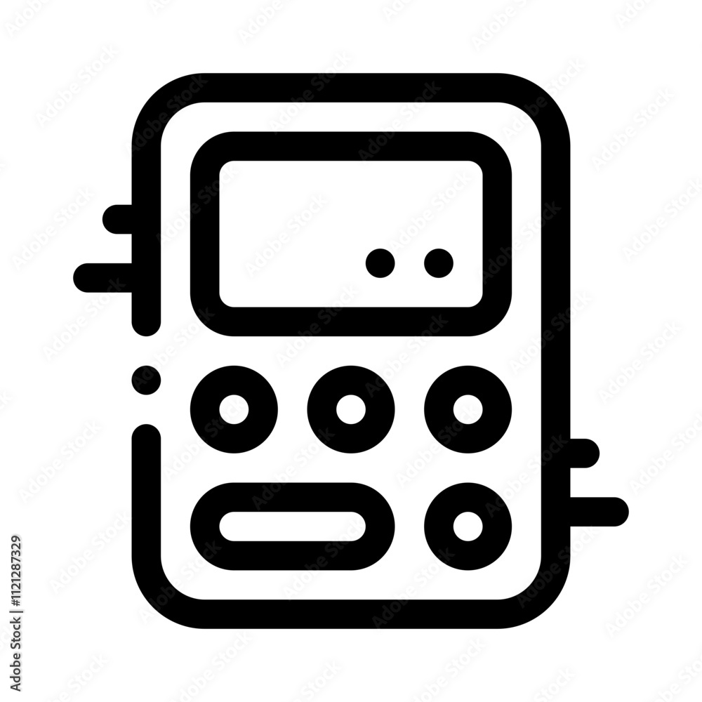 Calculator line icon Calculator line icon