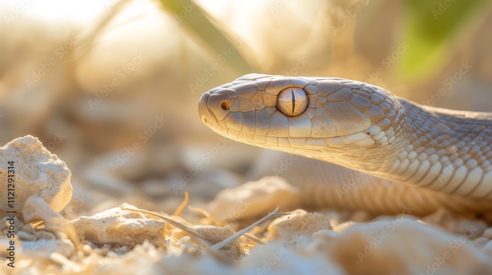 Snake sensing heat patterns in the dark, relying on its thermal vision to navigate and hunt. The essence of adaptation and survival in nature. Snake sensing heat patterns in the dark, relying on its thermal vision to navigate and hunt. The essence of adaptation and survival in nature.