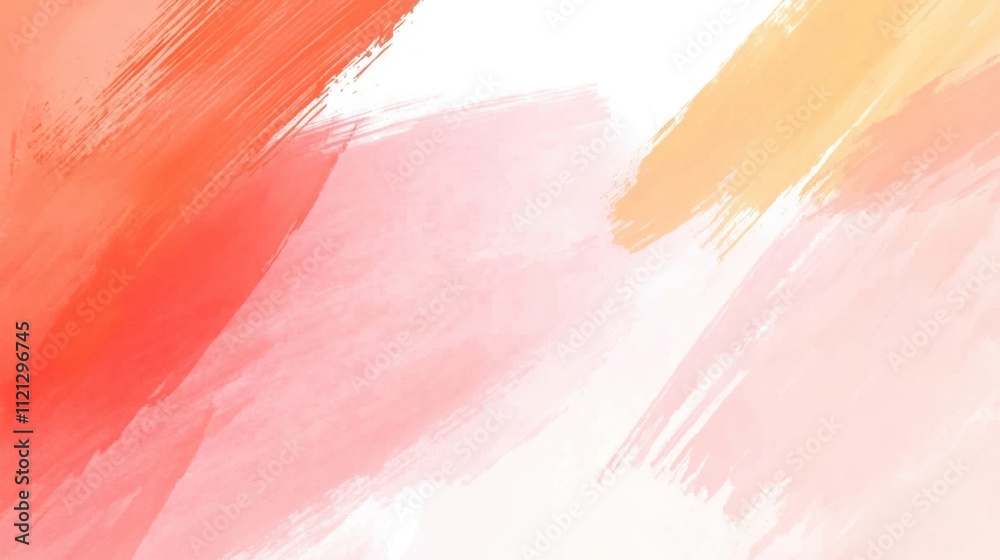Fototapeta premium Abstract Colorful Background with Vibrant Brush Strokes and Smooth Texture