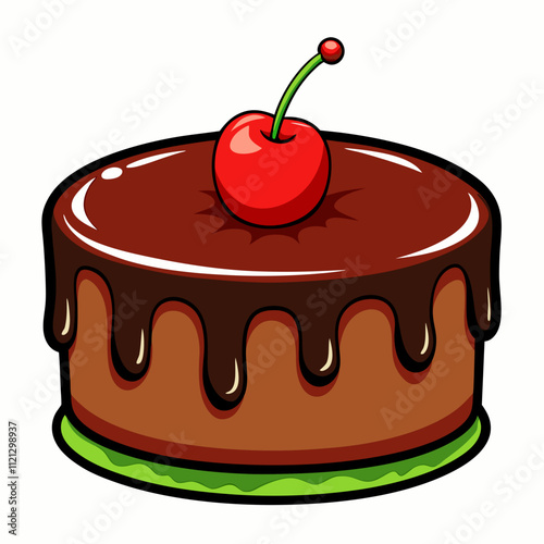 cake with cherry