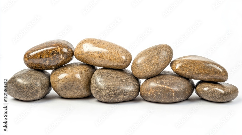 Photo of a minimalist arrangement of smooth stones. Photo of a minimalist arrangement of smooth stones.