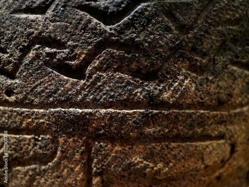 Schilderij op canvas 縄文式土器の模様