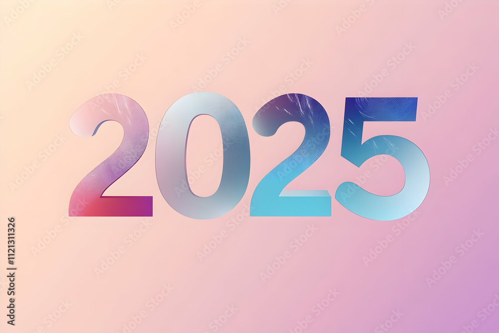 A stylized representation of the year 2025 with a gradient background. A stylized representation of the year 2025 with a gradient background.