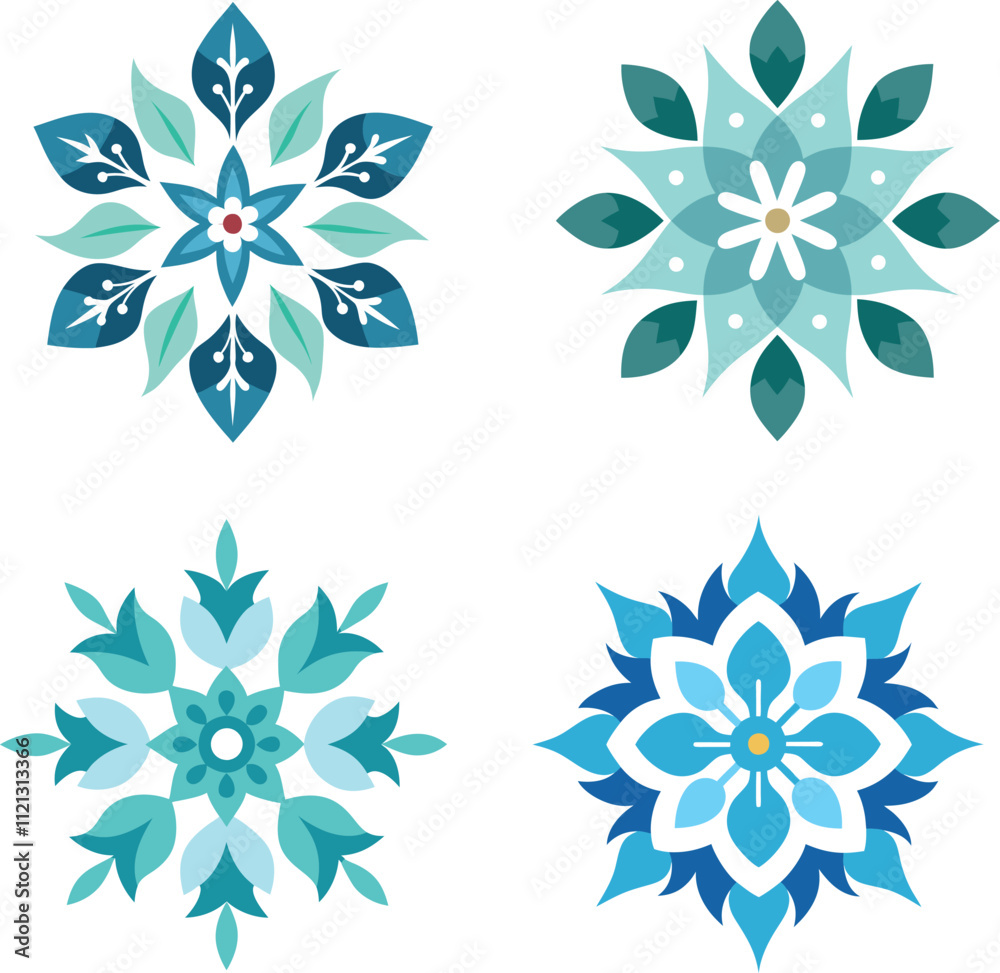 Obraz premium Flower Patten design vector illustration