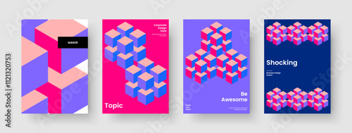Isolated Poster Design. Modern Report Template. Geometric Background Layout. Flyer. Book Cover. Business Presentation. Banner. Brochure. Notebook. Catalog. Handbill. Pamphlet. Journal. Advertising