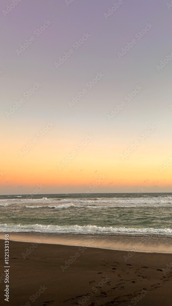 sunset on the beach in the afternoon sunset on the beach in the afternoon