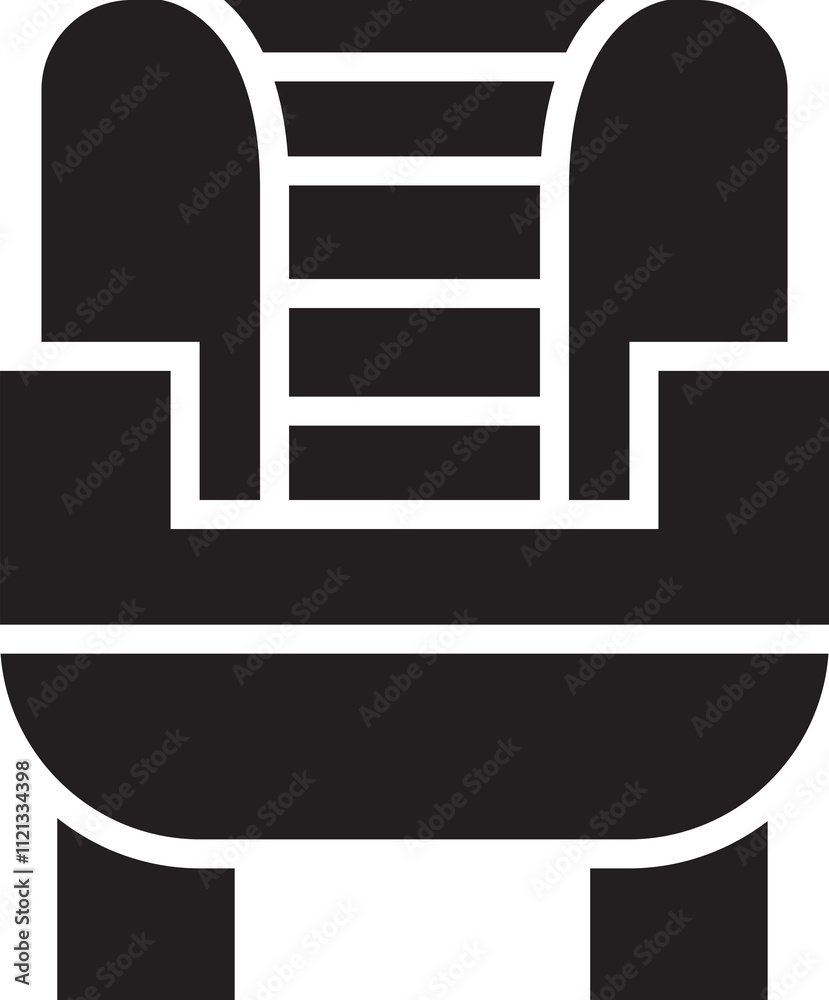 Sofa Glyph Icon Sofa Glyph Icon