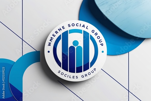 A modern and vibrant logo design featuring