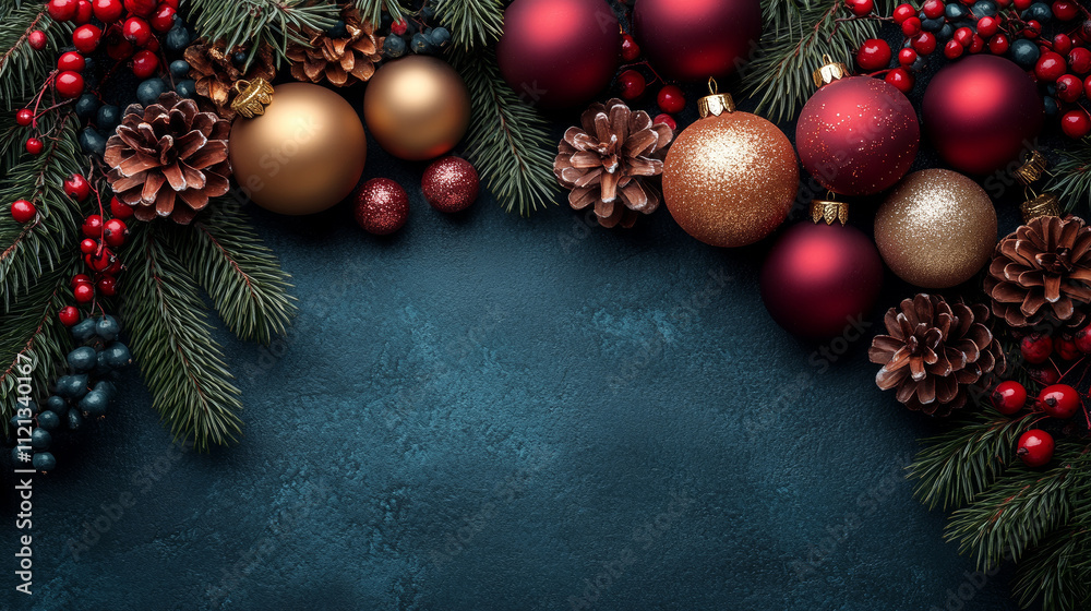 Christmas composition Christmas composition