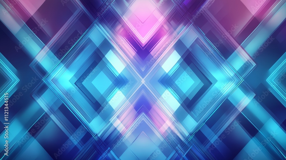 Geometric abstract pattern, vibrant colors, modern digital art Geometric abstract pattern, vibrant colors, modern digital art