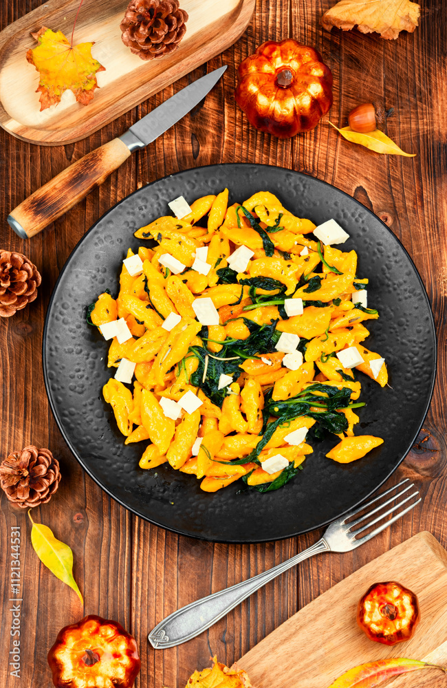 Pumpkin gnocchi, vegetarian squash. Pumpkin gnocchi, vegetarian squash.
