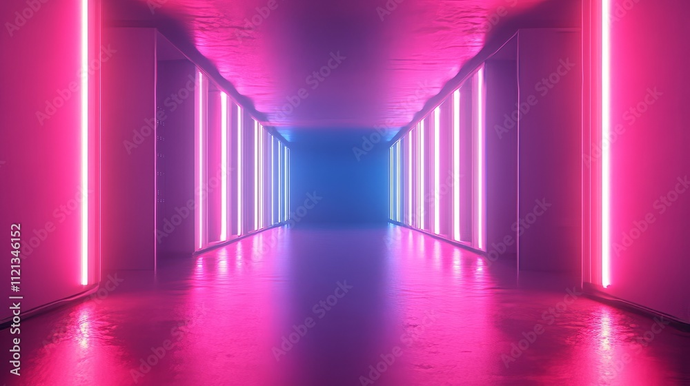 A minimalist server room with neatly arranged racks, glowing softly with LED lights, clean cable management creating a sleek, organized look A minimalist server room with neatly arranged racks, glowing softly with LED lights, clean cable management creating a sleek, organized look