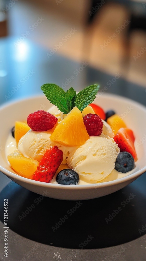 Summer Delightful Fruit Ice Cream Summer Delightful Fruit Ice Cream