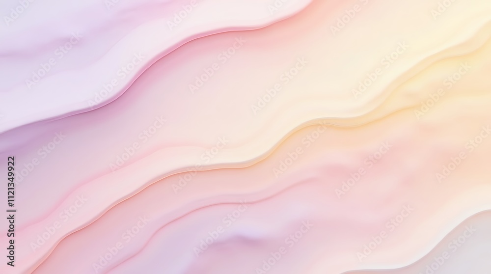 Obraz premium abstract flowing marble 3d pastel background, with soft gradients of pastel colors like pink and purple a sense of luxury and elegance, generative AI