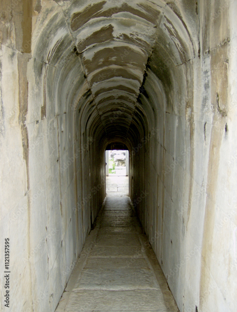 A Tunnel for Passage Between Sections in A Tunnel for Passage Between Sections in