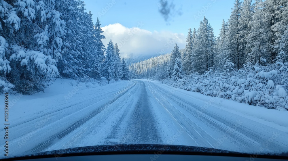 Windshield half-covered in snow with clear streaks where the brush has swept, capturing the transition from icy to clean Windshield half-covered in snow with clear streaks where the brush has swept, capturing the transition from icy to clean