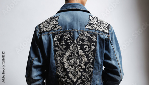 denim jacket batik