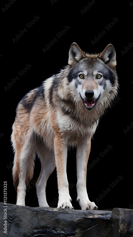 portrait of a wolf portrait of a wolf