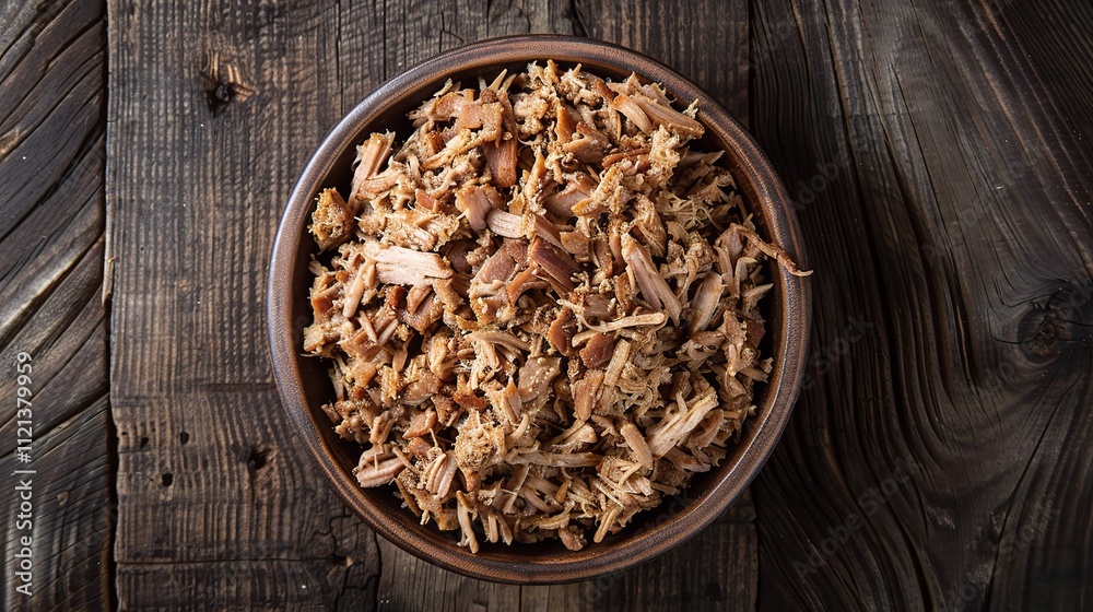 Pulled Pork, Tender and Flavorful Shredded Meat Ideal for Sandwiches and Savory Dishes