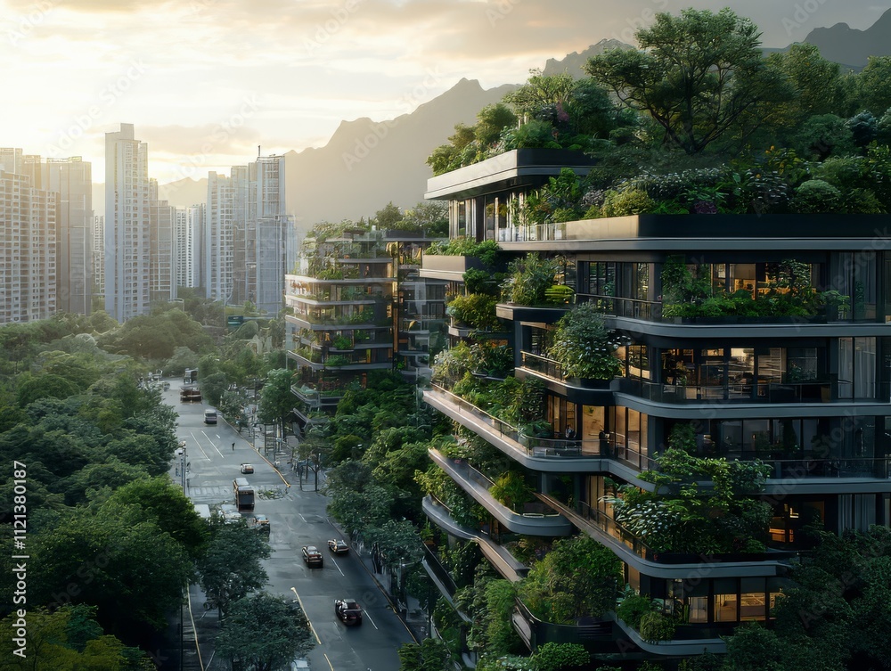 Fototapeta premium Climate Change and Renewable Energy: A Sustainable Future