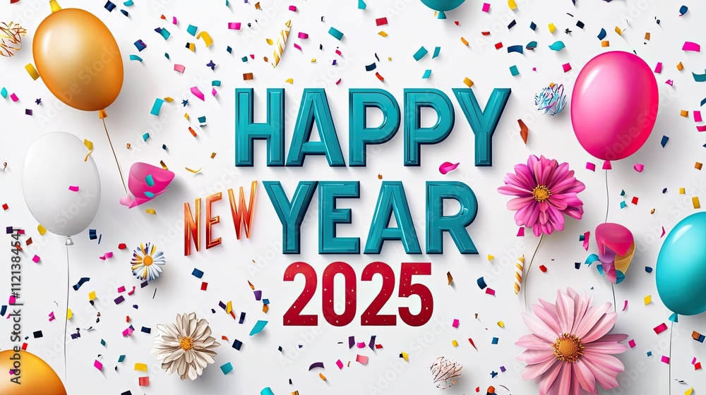 Happy New Year 2025,Generative AI Happy New Year 2025,Generative AI