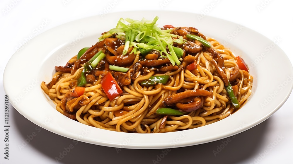 spaghetti with chicken and vegetables spaghetti with chicken and vegetables