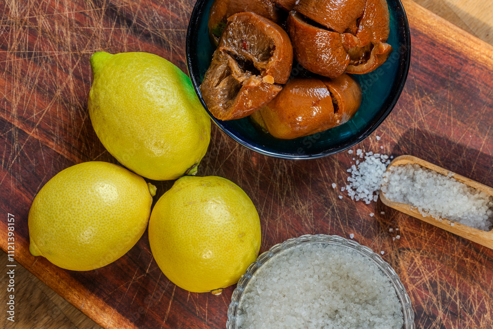 lemon and orange, Mediterranean Salted Lemons