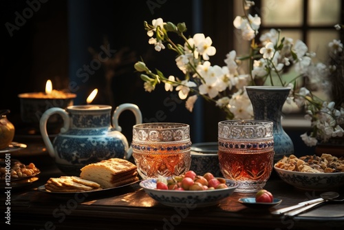 A Persian New Year (Nowruz) table setting photo