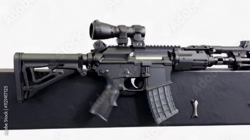 very cool and fierce futuristic weapon