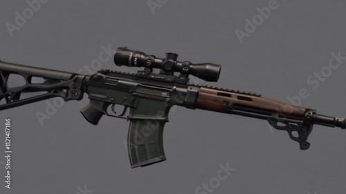 very cool and fierce futuristic weapon