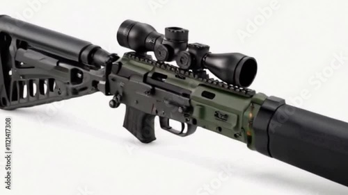 very cool and fierce futuristic weapon