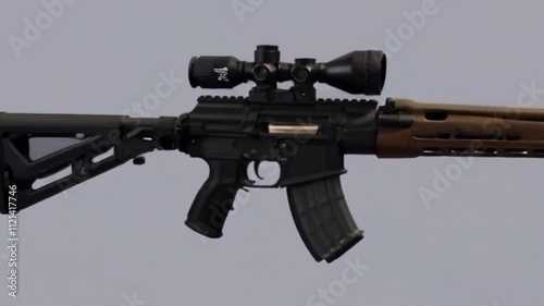 very cool and fierce futuristic weapon