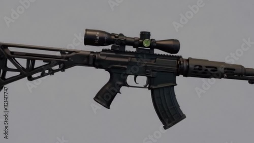 very cool and fierce futuristic weapon