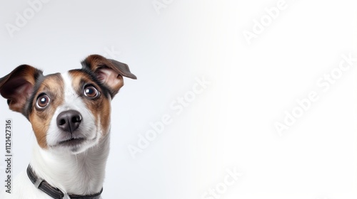 A Jack Russell Terrier's Curious Gaze: A Delightful Pet Portrait