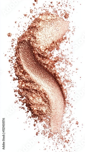 Wallpaper Mural A single smudge of shimmering rose-gold eyeshadow evokes elegance and allure. This sparkly texture glistens with warmth, perfect for enhancing beauty in any setting Torontodigital.ca