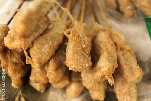 fried chicken nuggets photo