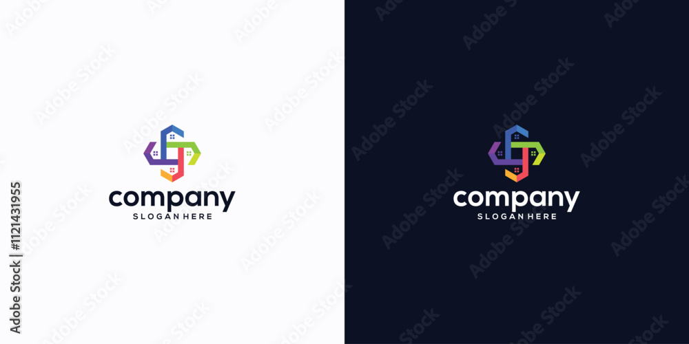 Fototapeta premium element home logo technology