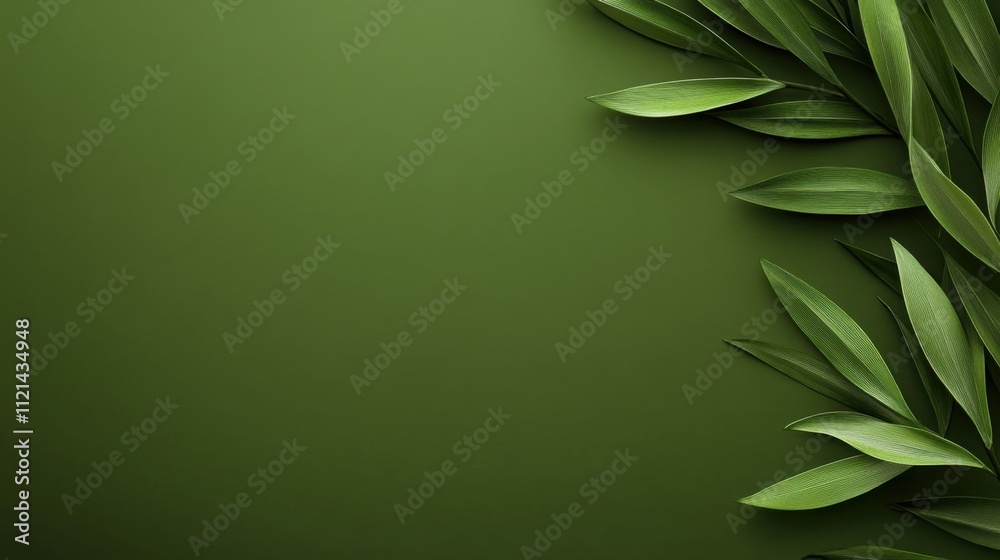 an olive green background with a natural texture of grass and leaves, calm an olive green background with a natural texture of grass and leaves, calm