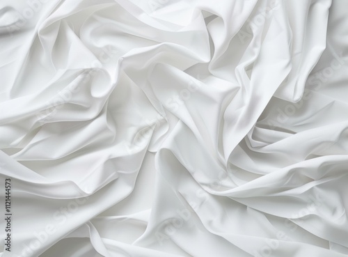 Subtle Light Gray Crumpled Paper Texture with Fine Folds