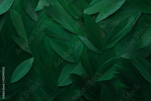 Vibrant Green Leaf Vein Pattern Background