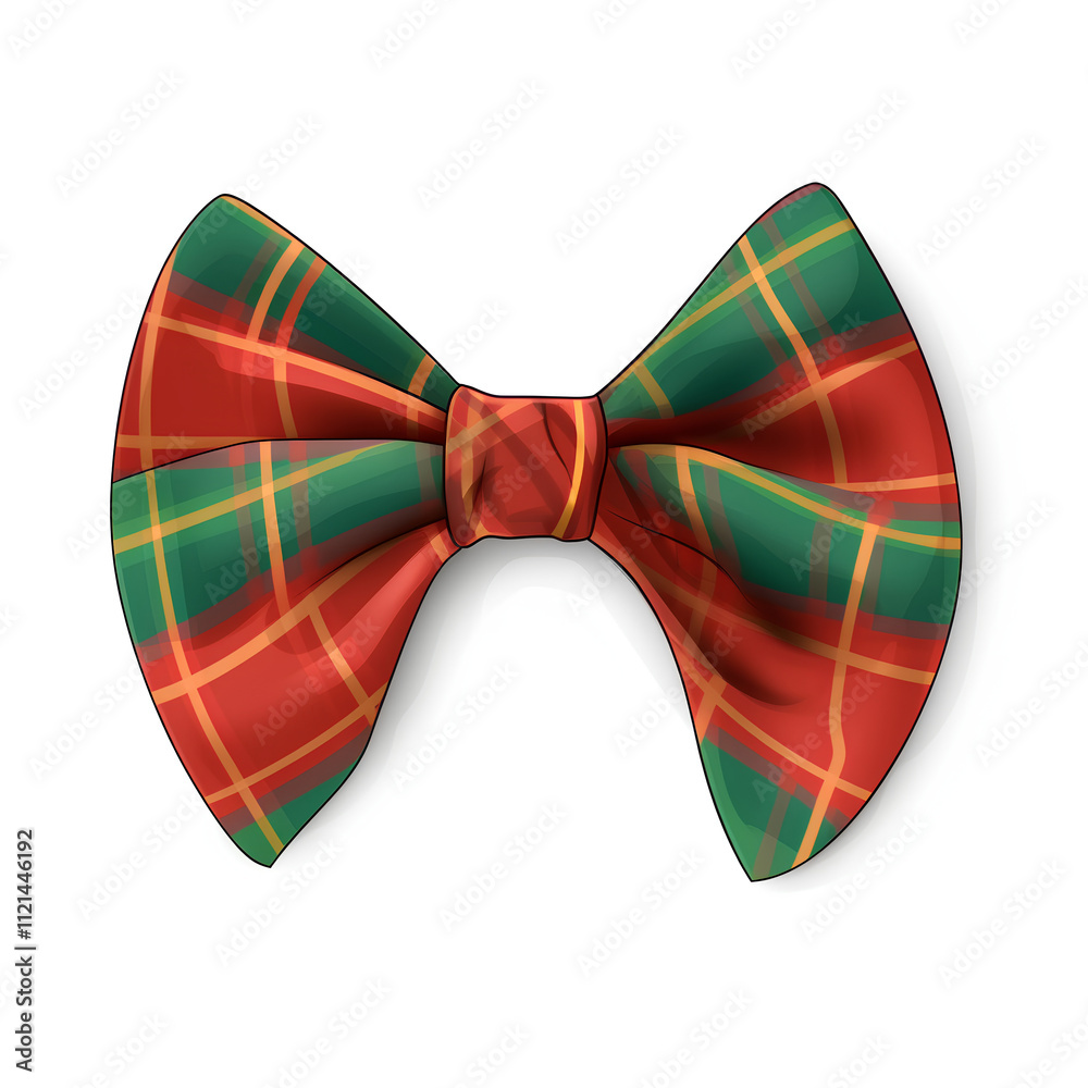 green bow isolated on white background green bow isolated on white background